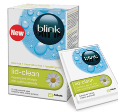 Blink Lid-Clean Wipes - 20 Pack Front