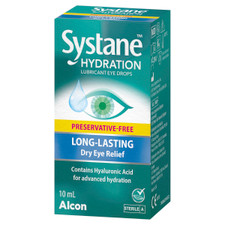Systane Hydration Preservative Free Eye Drops Front