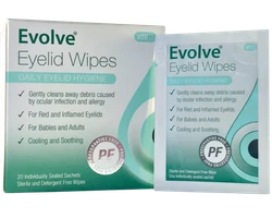 Evolve Eyelid Wipes