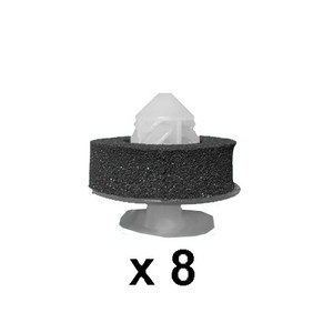 PEUGEOT 1007 2005 - 2009 WINDSCREEN CLIP KIT PACK OF 8 811024 PEUGEOT 1007 2005 - 2009 WINDSCREEN CLIP KIT PACK OF 8 811024