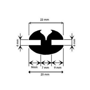 1/4 X 1/4 (6mm x 6mm) CLAYTONRITE PER METRE 1/4 X 1/4 (6mm x 6mm) CLAYTONRITE PER METRE