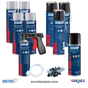 DINITROL CLEAR RUSTPROOFING AEROSOL KIT