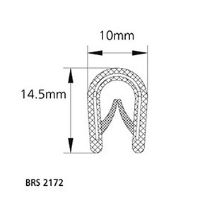 EDGE TRIM PANEL (BLACK) 50M ROLL  (panel size 1 - 3.5mm) approx EDGE TRIM PANEL (BLACK) 50M ROLL  (panel size 1 - 3.5mm) approx