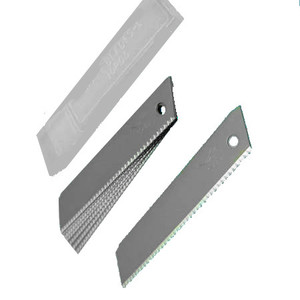 10 x SHARK SERRATED SOLID BLADES HEAVY DUTY (0.6 x18mm) IN DISPENSER CRAFT TRIM 10 x SHARK SERRATED SOLID BLADES HEAVY DUTY (0.6 x18mm) IN DISPENSER CRAFT TRIM