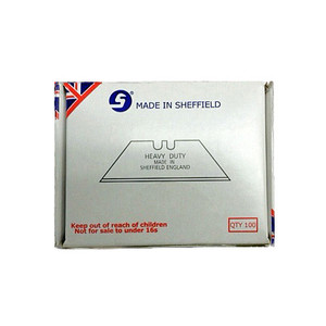 UTILITY KNIFE BLADES 0.025inch/0.63mm HD fits RK2, RK3, RK4, STAN020, WST46.