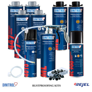 DINITROL STONE CHIP RUST PROOFING KIT LITRES SUBARU IMPREZZA & MITSUBISHI EVO DINITROL STONE CHIP RUST PROOFING KIT LITRES SUBARU IMPREZZA & MITSUBISHI EVO