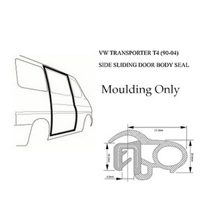 VW TRANSPORTER T4 (90-04) BODY SIDE DOOR SEAL FOR OPENING DOOR VW TRANSPORTER T4 (90-04) BODY SIDE DOOR SEAL FOR OPENING DOOR