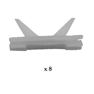 MITSUBISHI LANCER 3 & 5 Door 1988 - 1992 WINDSCREEN SIDE CLIP KIT PACK OF 8 MITSUBISHI LANCER 3 & 5 Door 1988 - 1992 WINDSCREEN SIDE CLIP KIT PACK OF 8