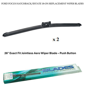FORD FOCUS HATCHBACK/ESTATE 18-ON REPLACEMENT WIPER BLADES FORD FOCUS HATCHBACK/ESTATE 18-ON REPLACEMENT WIPER BLADES