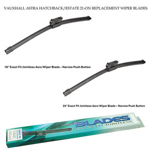 VAUXHALL ASTRA HATCHBACK/ESTATE 21-ON REPLACEMENT WIPER BLADES VAUXHALL ASTRA HATCHBACK/ESTATE 21-ON REPLACEMENT WIPER BLADES