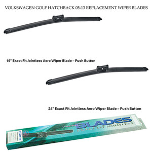 VOLKSWAGEN GOLF HATCHBACK 05-13 REPLACEMENT WIPER BLADES VOLKSWAGEN GOLF HATCHBACK 05-13 REPLACEMENT WIPER BLADES