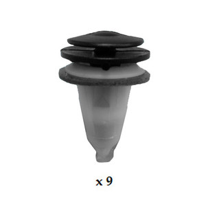 BMW 7 SERIES E65 2001 - 2008 WINDSCREEN SCUTTLE STUD KIT OEM PACK OF 9 BMW 7 SERIES E65 2001 - 2008 WINDSCREEN SCUTTLE STUD KIT OEM PACK OF 9