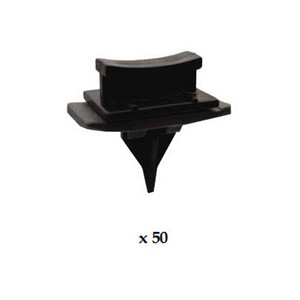 FORD TRANSIT 2000 - 2014 WINDSCREEN SIDE MOULDING CLIP LONG BLACK - PACK OF 50 FORD TRANSIT 2000 - 2014 WINDSCREEN SIDE MOULDING CLIP LONG BLACK - PACK OF 50