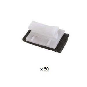 FORD TRANSIT 2000 - 2014 WINDSCREEN SIDE MOULDING CLIP SHORT WHITE - PACK OF 50 FORD TRANSIT 2000 - 2014 WINDSCREEN SIDE MOULDING CLIP SHORT WHITE - PACK OF 50