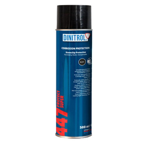 DINITROL 447 BLACK RUBBER STONE CHIP 500ml AEROSOL CAN