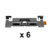 HONDA CR-V 4X4 2001 - 2007 WINDSCREEN SIDE BODY CLIPS PACK OF 6