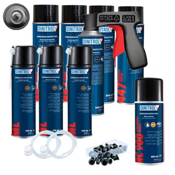 DINITROL STONE CHIP RUST PROOFING AEROSOL KIT