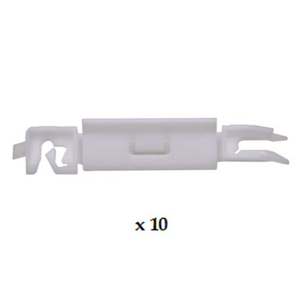 CITROEN C2 2003 - 2009 WINDSCREEN SIDE MOULDING CLIP PACK OF 10