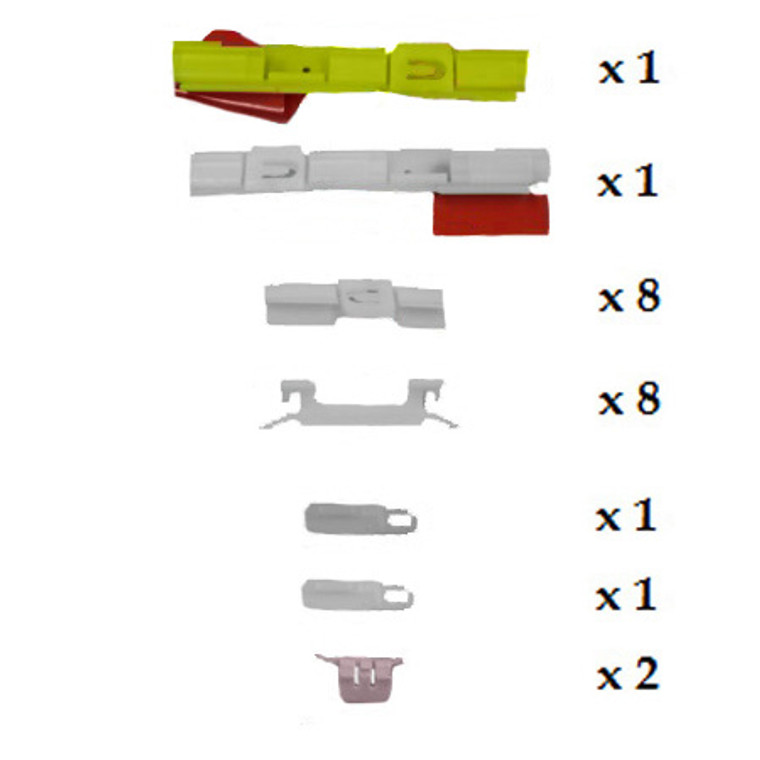 SUBARU LEGACY 1994 - 1999 WINDSCREEN SIDES CLIP KIT PACK OF 22