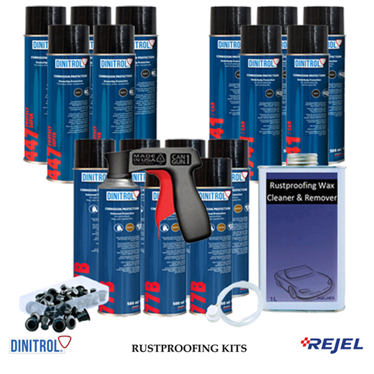 DINITROL LAND ROVER NEW VEHICLE RUSTPROOFING AEROSOL SPRAY KIT