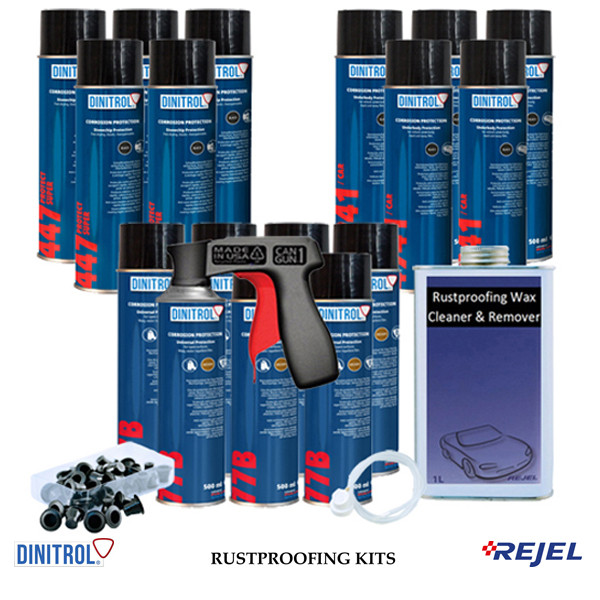 DINITROL LAND ROVER NEW VEHICLE RUSTPROOFING AEROSOL SPRAY KIT