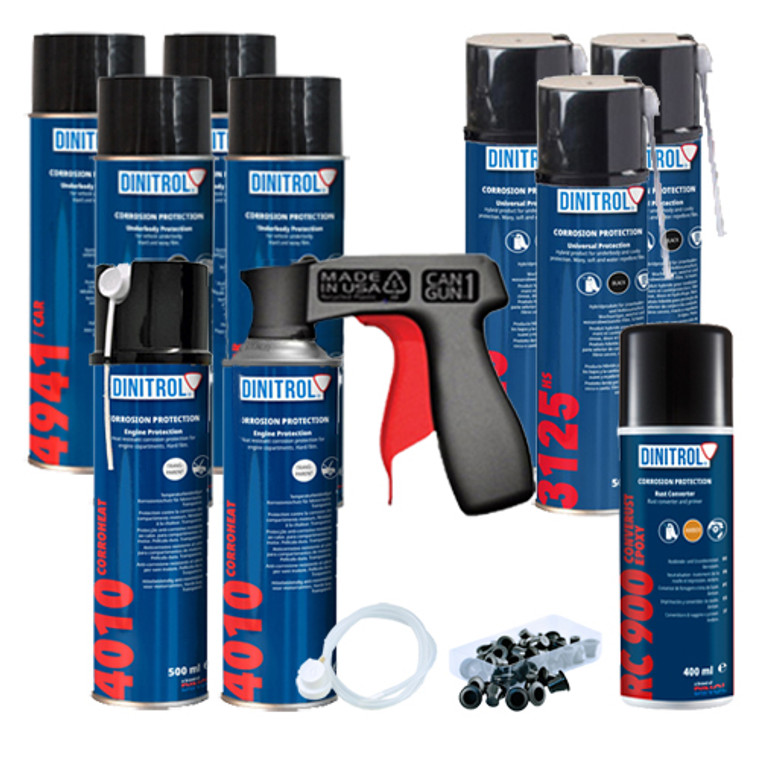 DINITROL MAZDA MX5 RUST PROOFING AEROSOL KIT