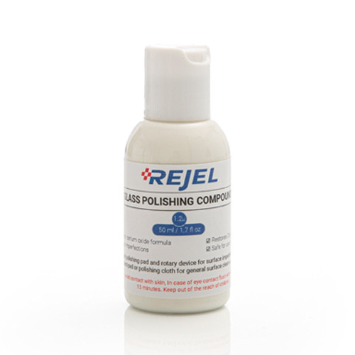 REJEL DIY GLASS POLISHING COMPOUND 50ml WINDSCREEN RESIN REPAIR KIT