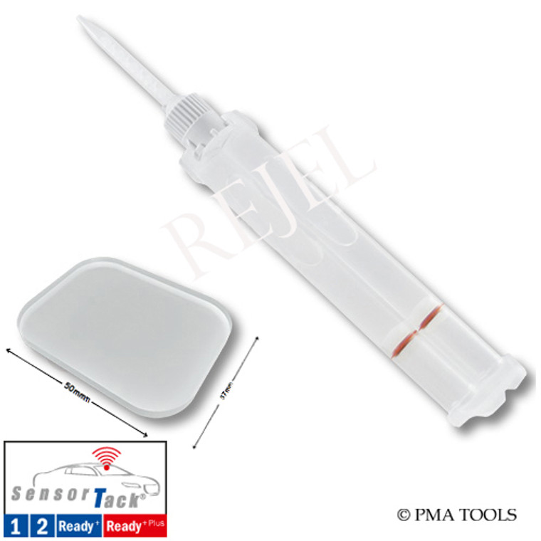 OEM QUALITY SILICONE SENSOR PAD 50mm x 37mm + GEL COMBINATION KIT FOR CITROEN, PEUGEOT ,VOLVO