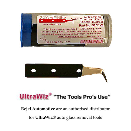 ULTRAWIZ 3/4 INCH THIN 'REVERSE' COATED CUT OUT BLADES (5)
