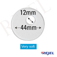 SILICONE PAD FOR WINDSCREEN SENSOR - ROUND 44MM WITH ROUND 12MM EYE