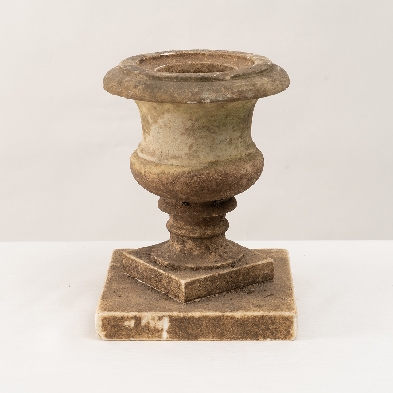 Vintage Carved Marble Planter #4