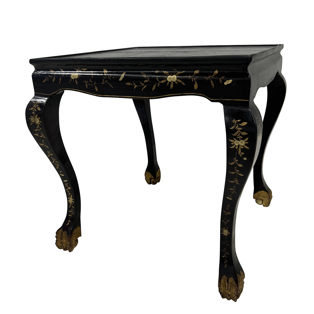 Lacquered Chinoiserie Side Table