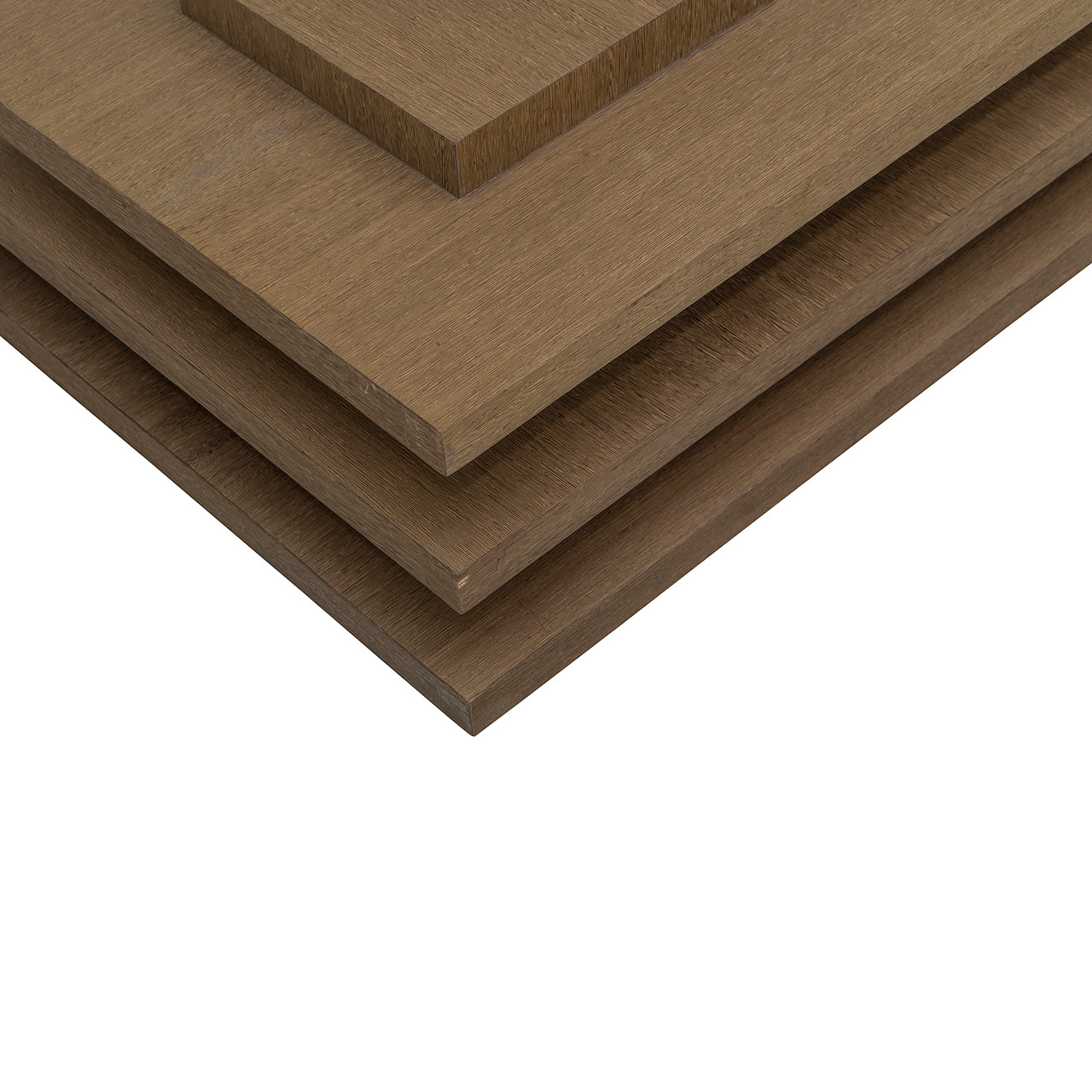 Contemporary Tiered Wenge Veneered Cocktail Table