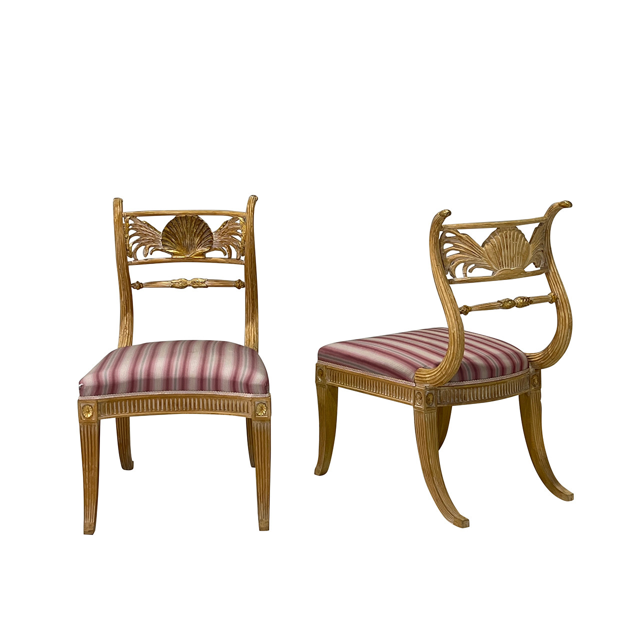 Regency Shellback Chair by Rose Tarlow-Melrose House - PAIR