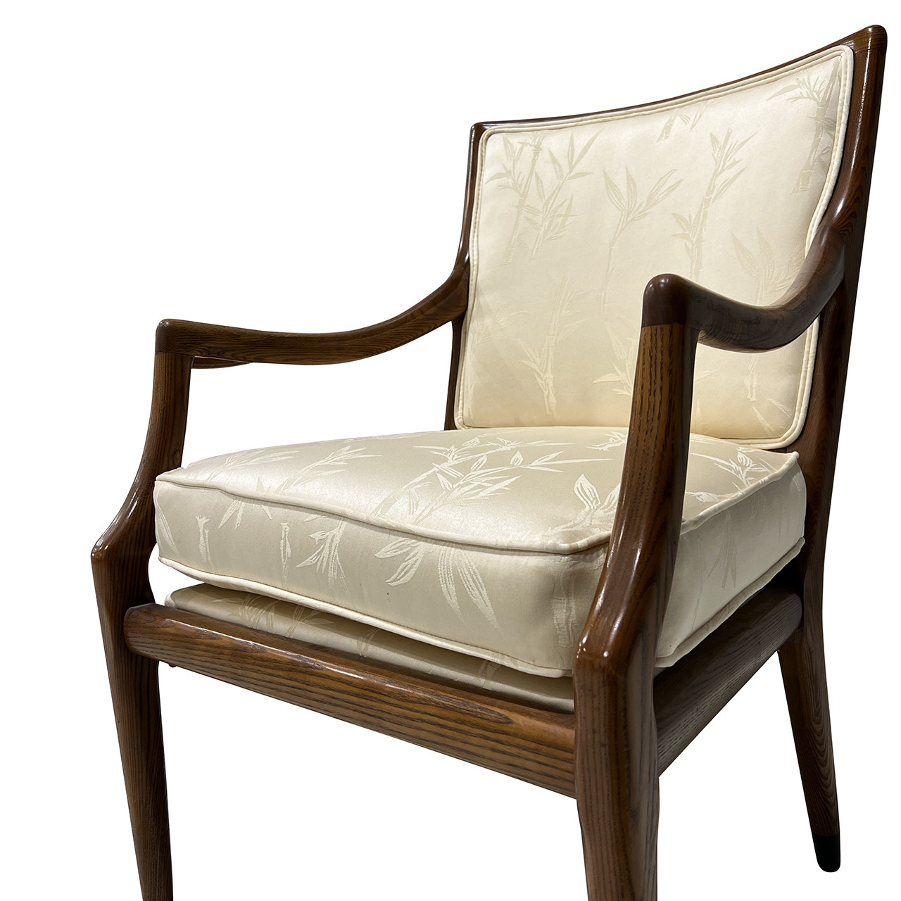 Mid-Century Arm Chairs w/ Sabots - PAIR