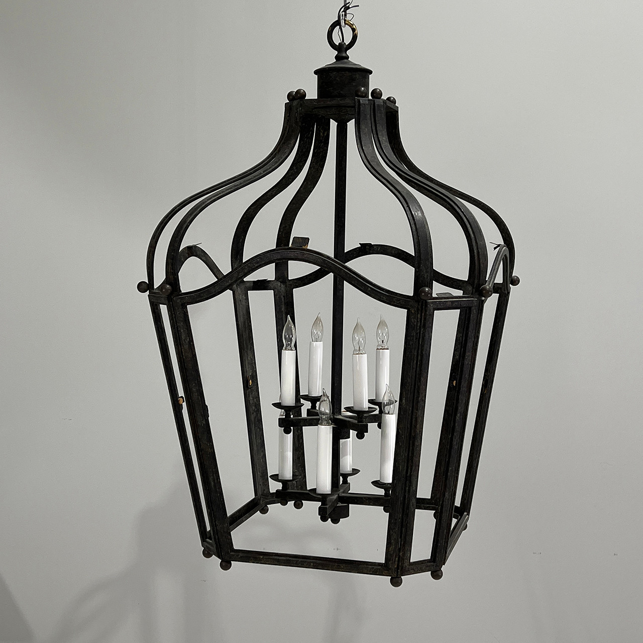Navarre Lantern by Dennis & Leen, Glass Inserts Included