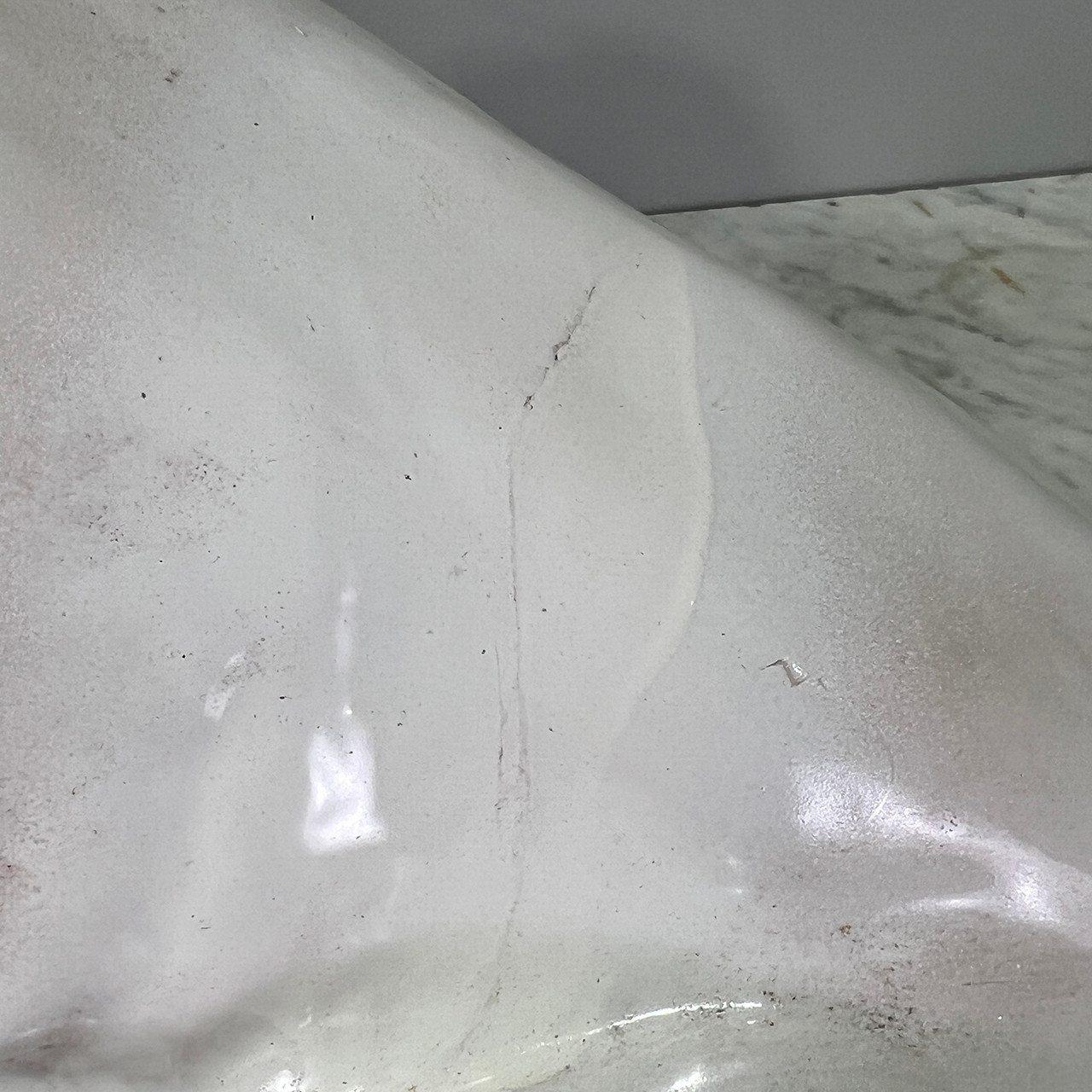 White Glazed Ceramic Lion