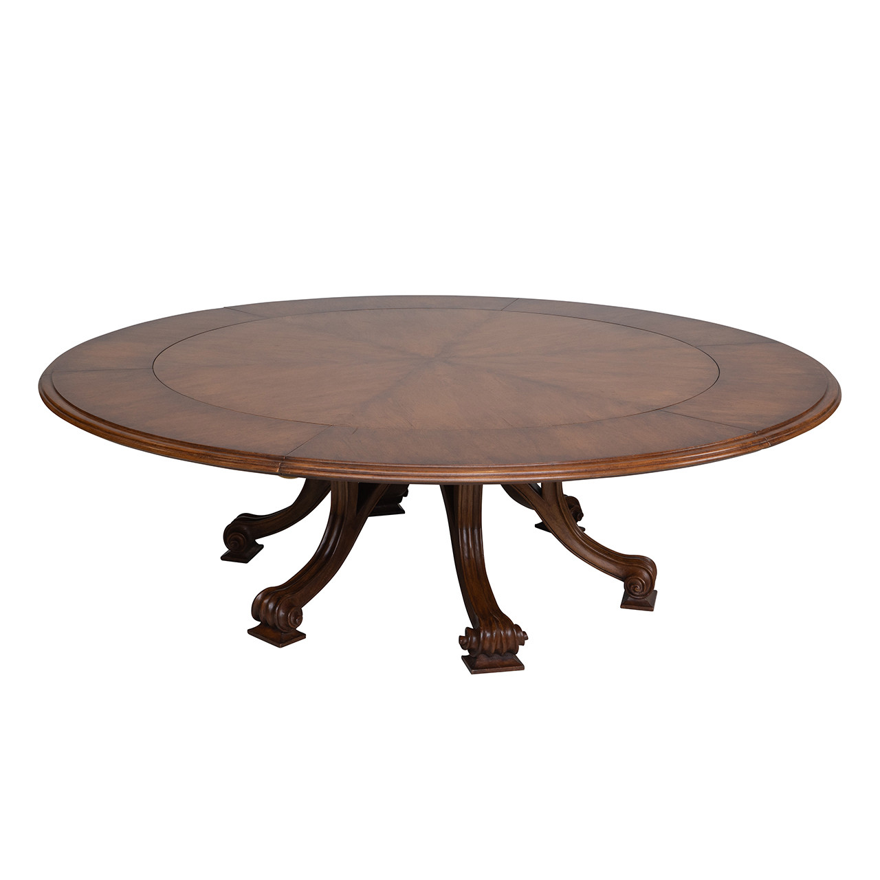 Volute Dining Table w/ Perimeter Leaves by Therian