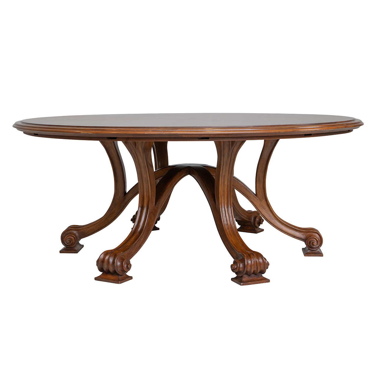 Volute Dining Table w/ Perimeter Leaves by Therian