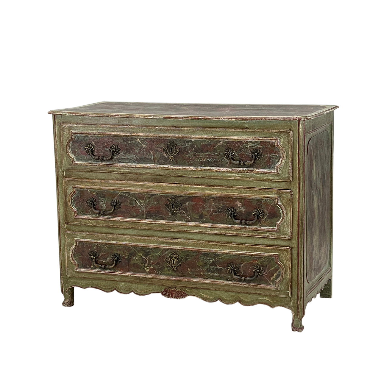 Italian Painted Chest of Drawers, 19th C