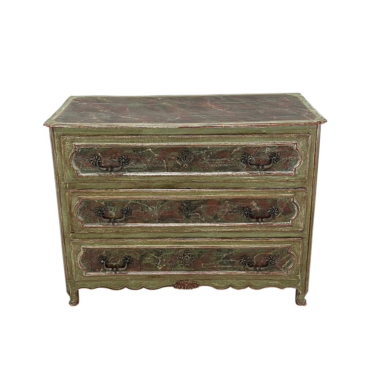 Italian Painted Chest of Drawers, 19th C