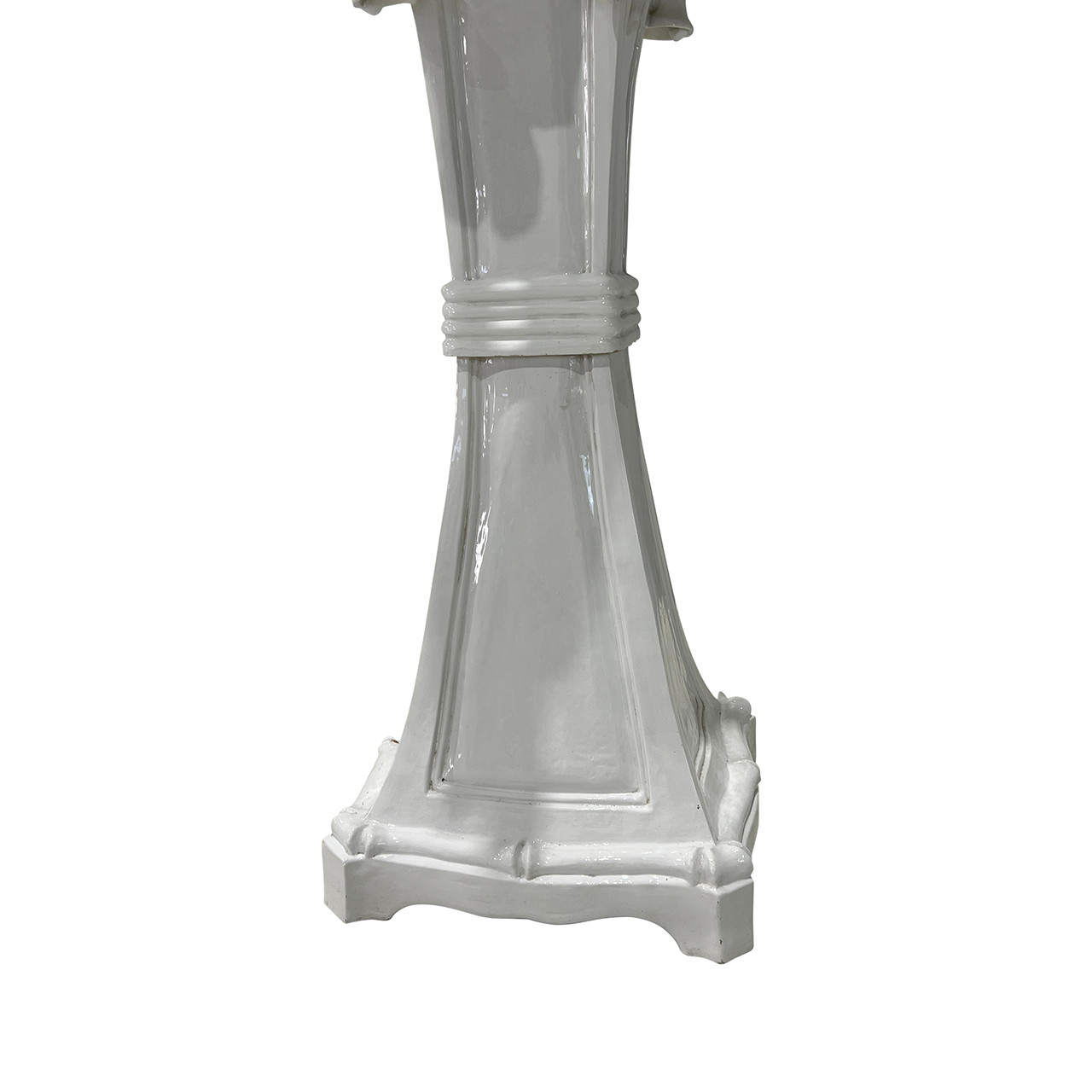 Chinoiserie Blanc De Chine Figure on Pedestal