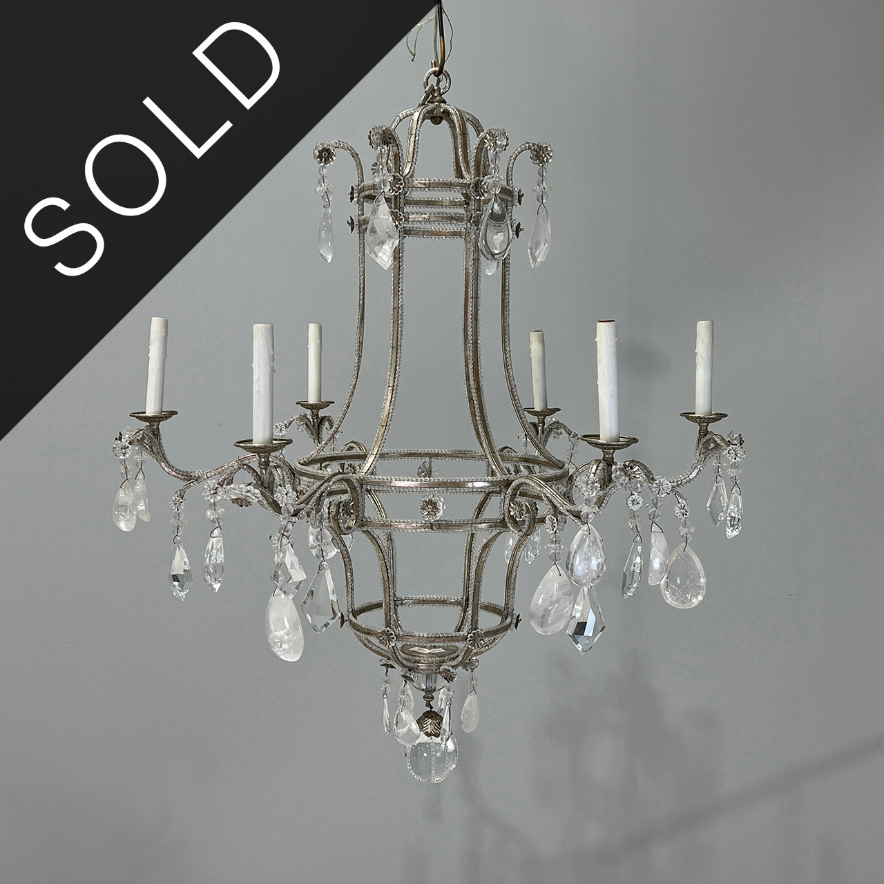 Dupont Chandelier in Rock Crystal by Dennis & Leen #1
