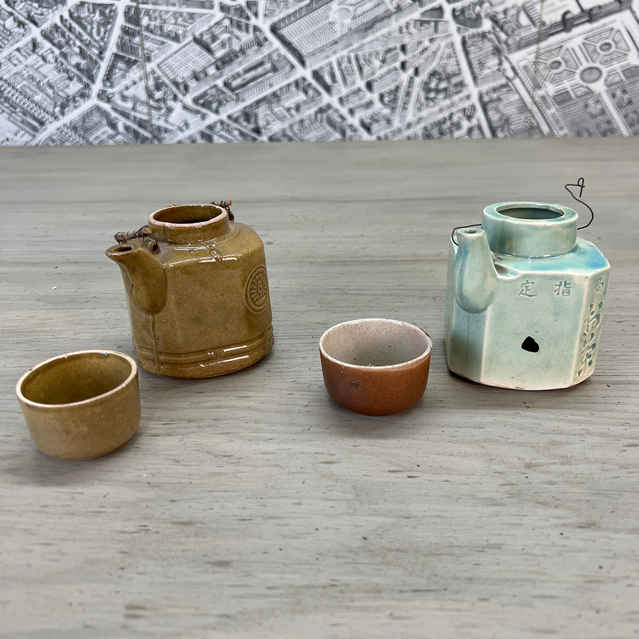 Small Vintage Asian Ceramics - Set of 4