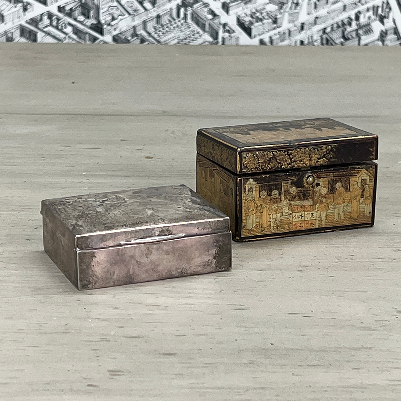 Petit Antique Boxes - Set of 2