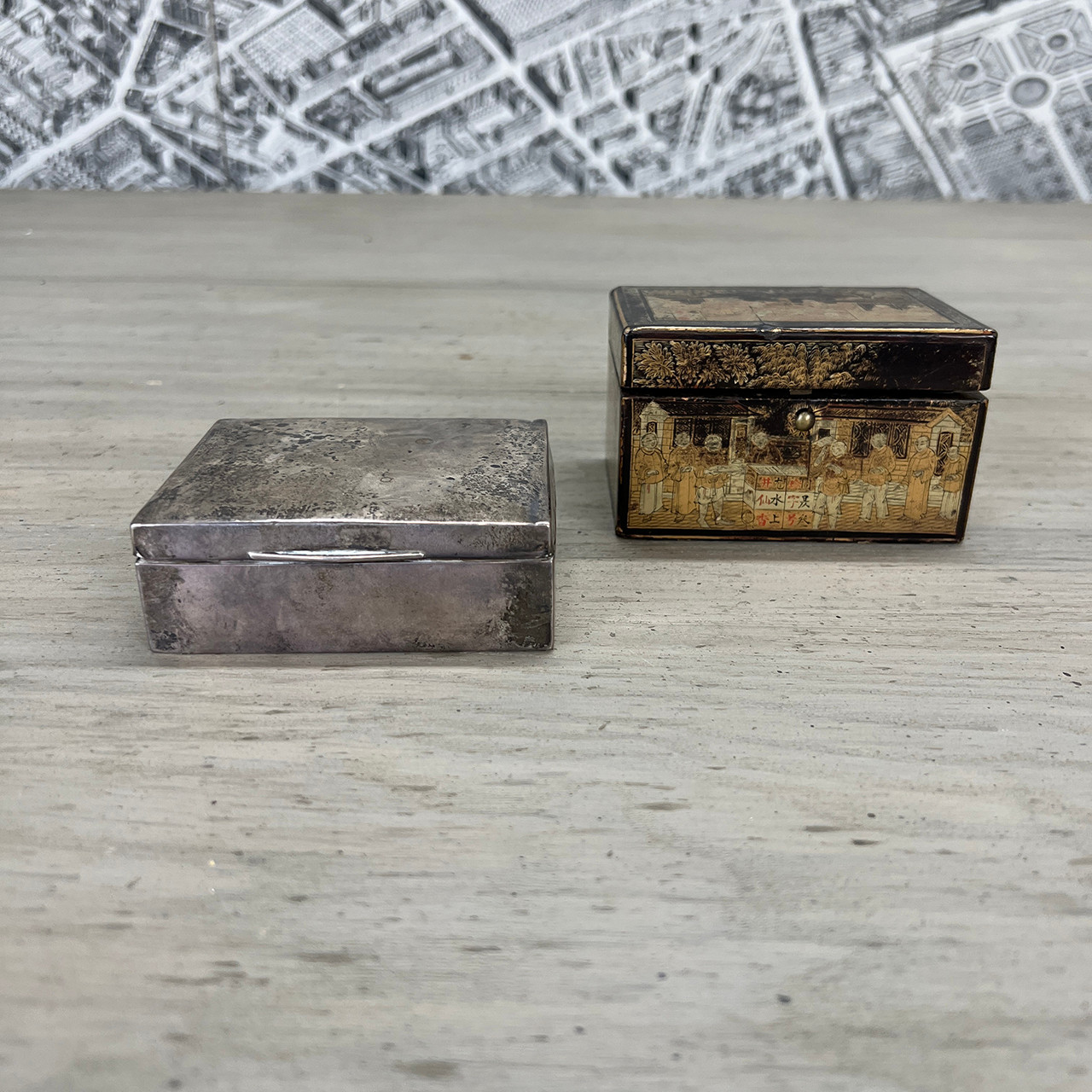Petit Antique Boxes - Set of 2