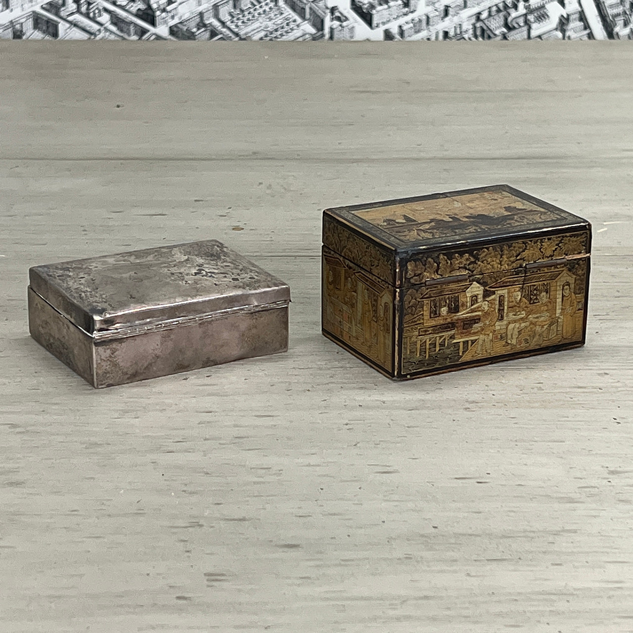 Petit Antique Boxes - Set of 2