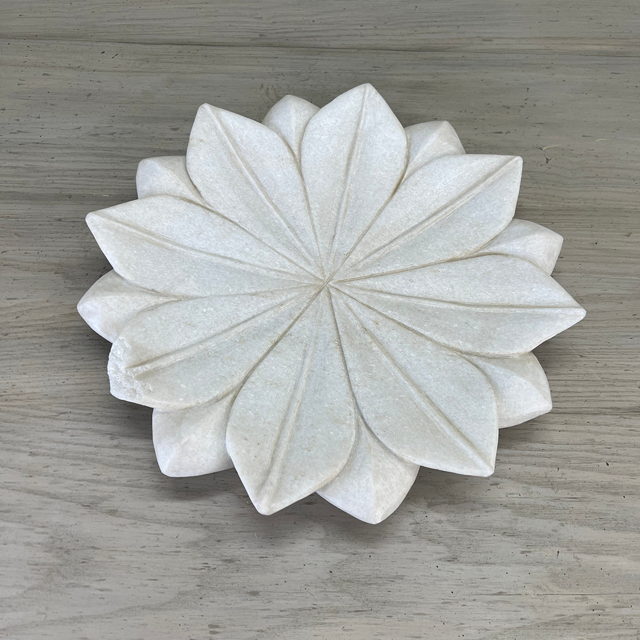 Marble Lotus Plate
