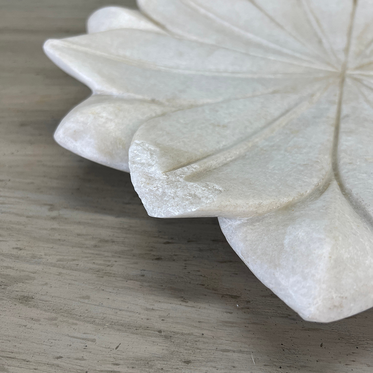 Marble Lotus Plate