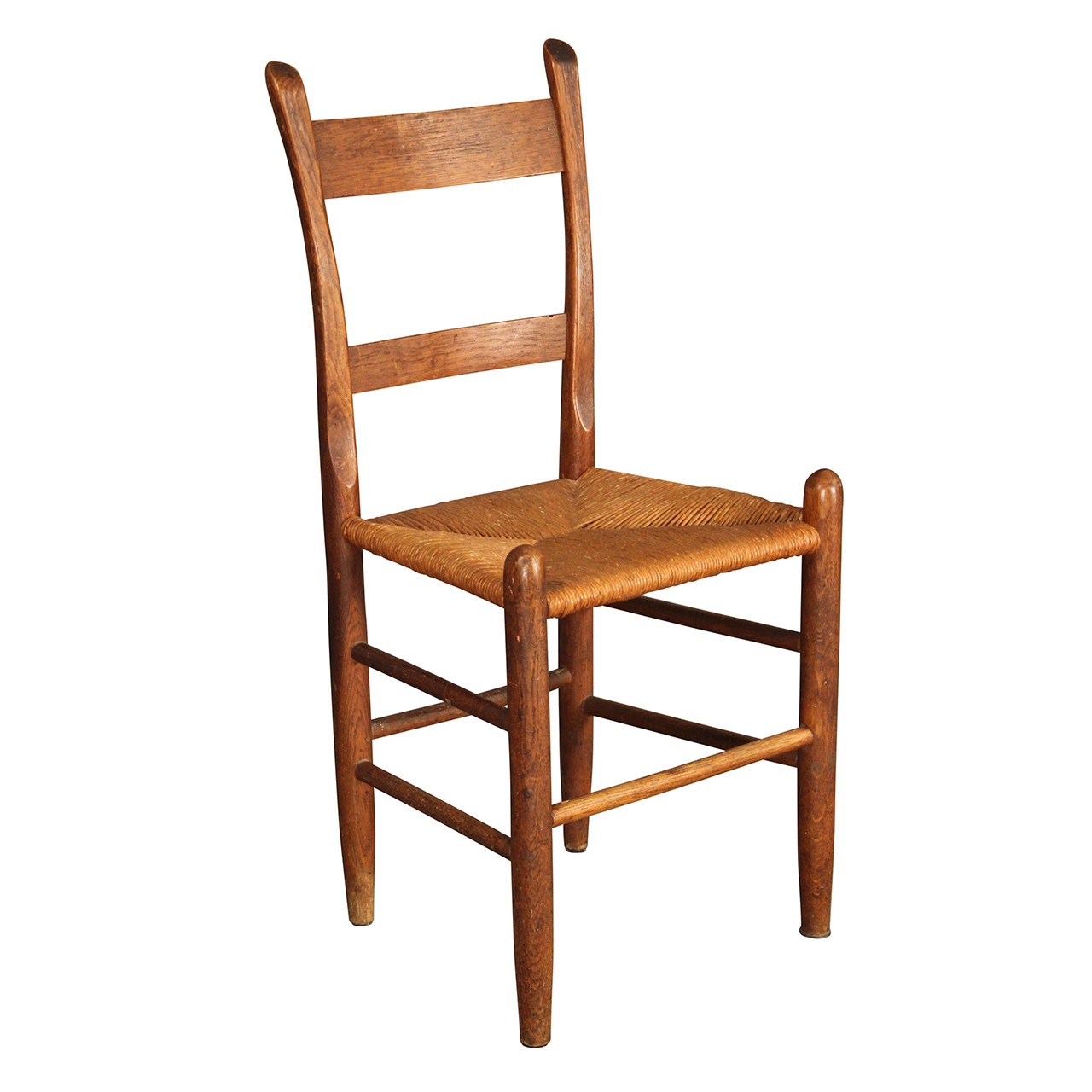 Antique Rush-Seat Shaker Chair